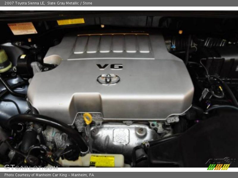 Slate Gray Metallic / Stone 2007 Toyota Sienna LE