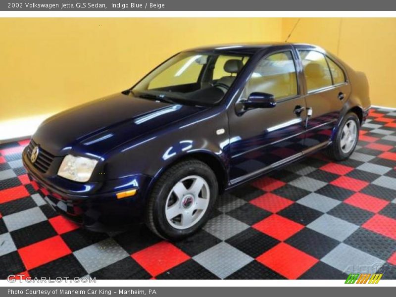 Indigo Blue / Beige 2002 Volkswagen Jetta GLS Sedan