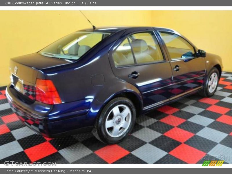 Indigo Blue / Beige 2002 Volkswagen Jetta GLS Sedan