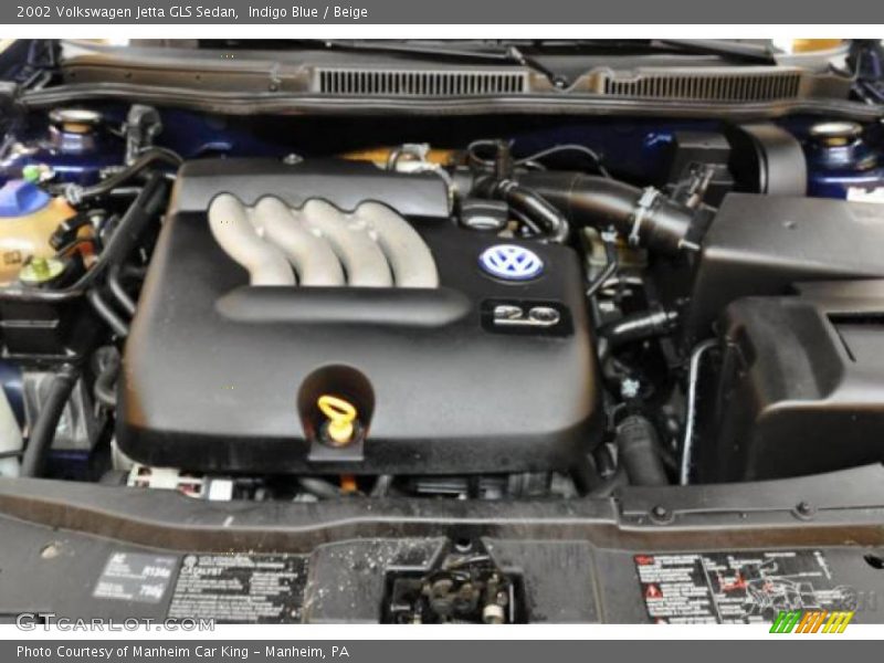 Indigo Blue / Beige 2002 Volkswagen Jetta GLS Sedan