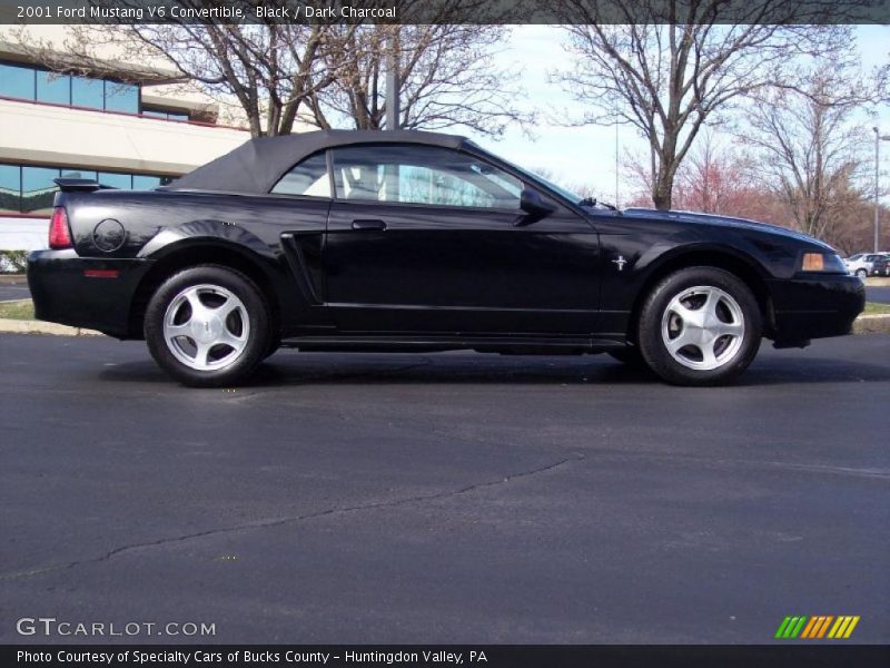 Black / Dark Charcoal 2001 Ford Mustang V6 Convertible