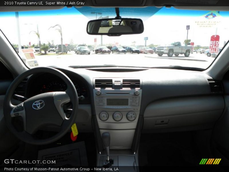 Super White / Ash Gray 2010 Toyota Camry LE