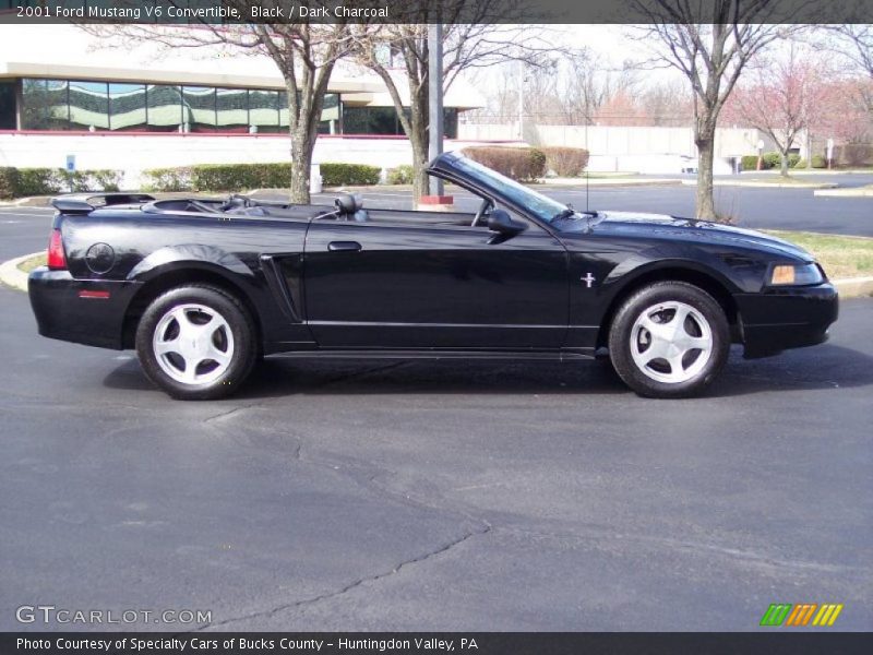 Black / Dark Charcoal 2001 Ford Mustang V6 Convertible