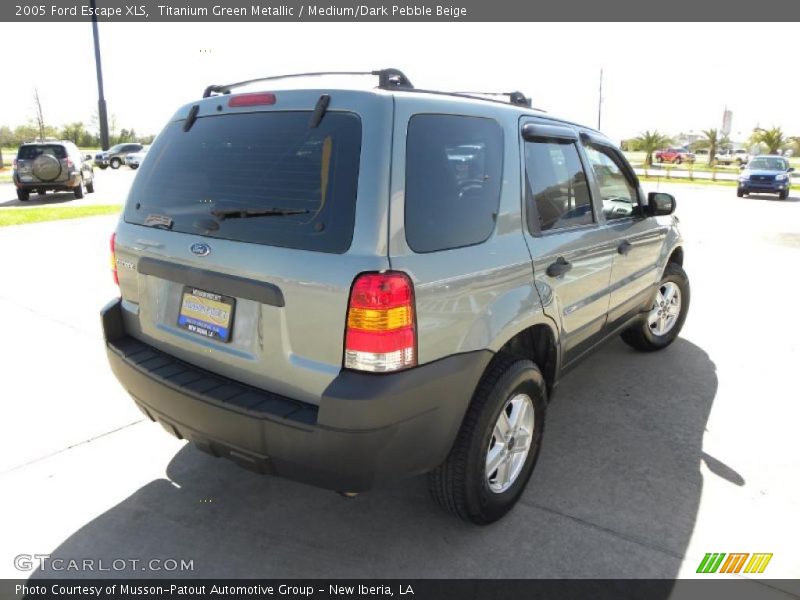 Titanium Green Metallic / Medium/Dark Pebble Beige 2005 Ford Escape XLS