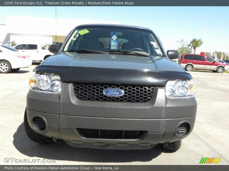 Titanium Green Metallic / Medium/Dark Pebble Beige 2005 Ford Escape XLS