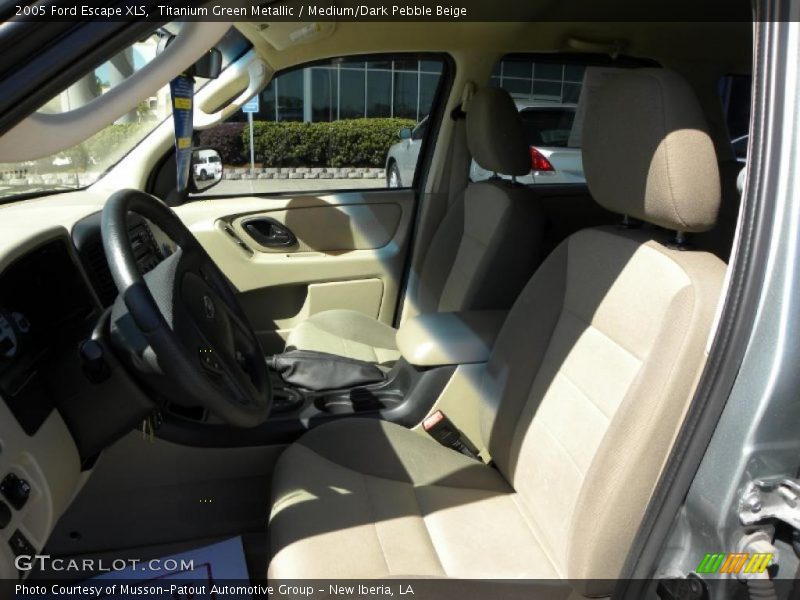 Titanium Green Metallic / Medium/Dark Pebble Beige 2005 Ford Escape XLS
