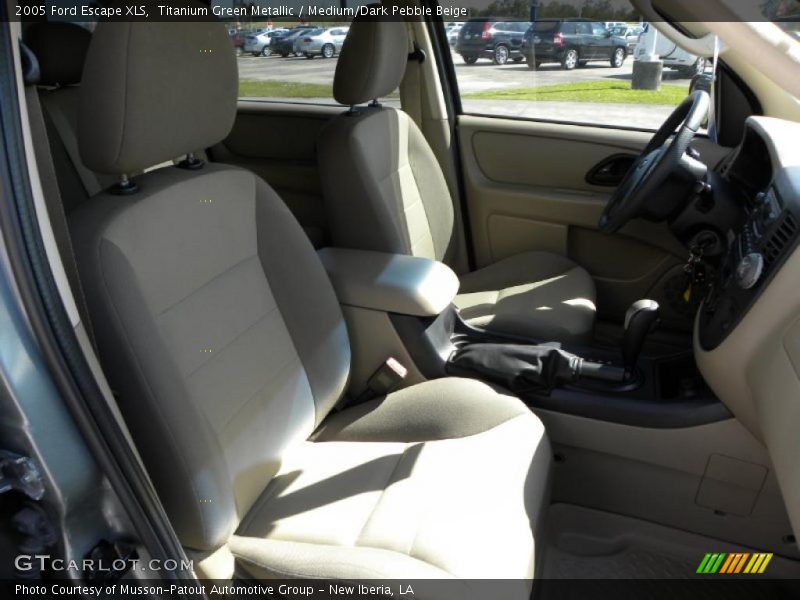Titanium Green Metallic / Medium/Dark Pebble Beige 2005 Ford Escape XLS