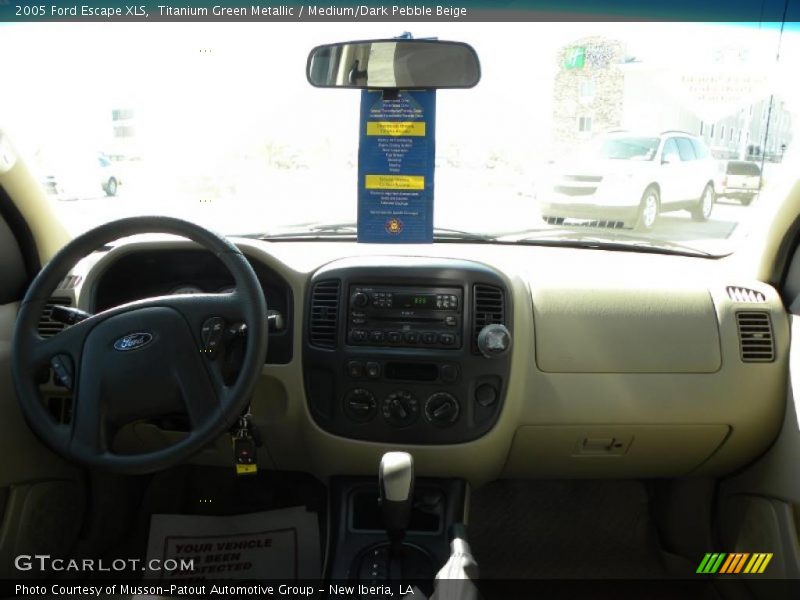 Titanium Green Metallic / Medium/Dark Pebble Beige 2005 Ford Escape XLS