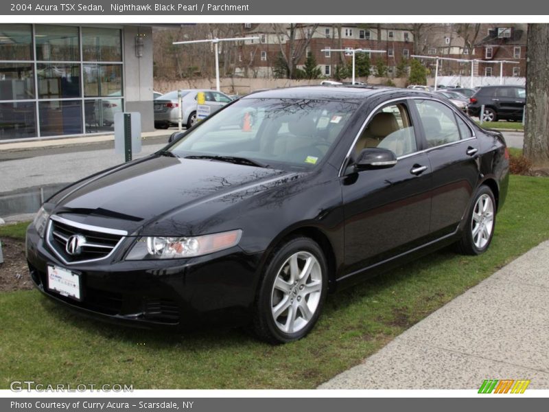 Nighthawk Black Pearl / Parchment 2004 Acura TSX Sedan