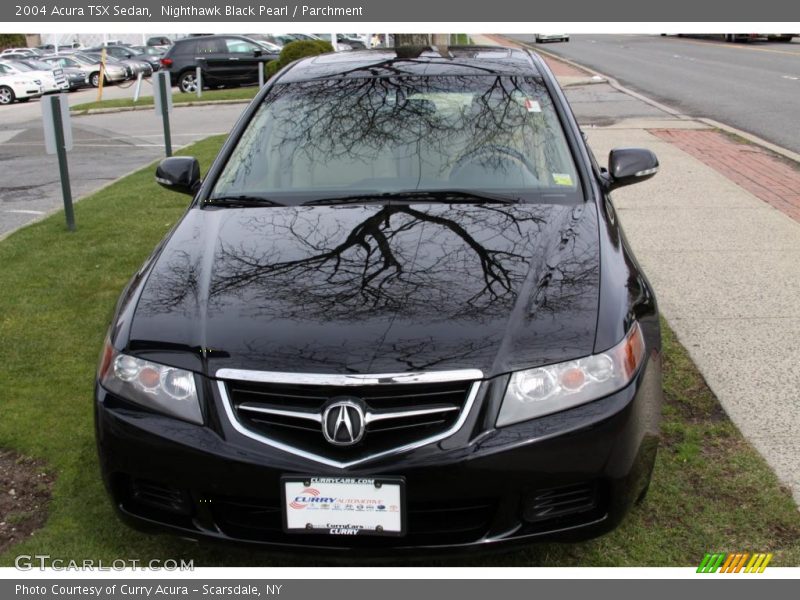 Nighthawk Black Pearl / Parchment 2004 Acura TSX Sedan