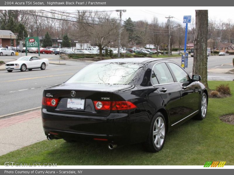 Nighthawk Black Pearl / Parchment 2004 Acura TSX Sedan