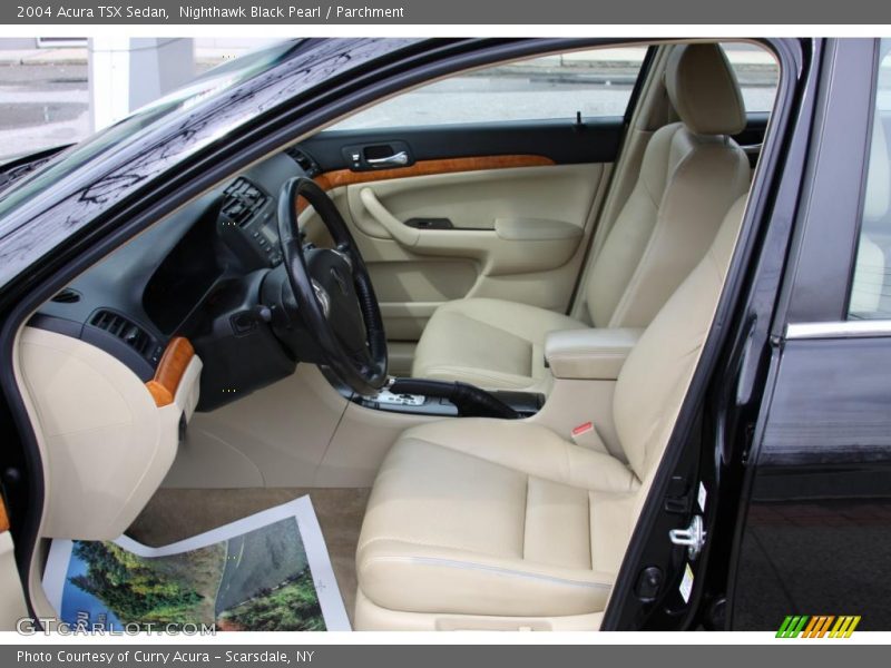Nighthawk Black Pearl / Parchment 2004 Acura TSX Sedan