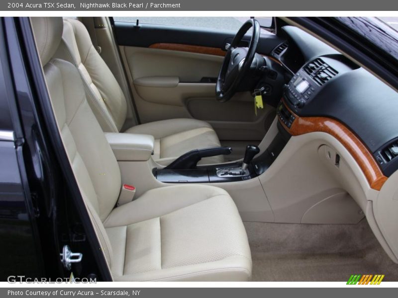 Nighthawk Black Pearl / Parchment 2004 Acura TSX Sedan