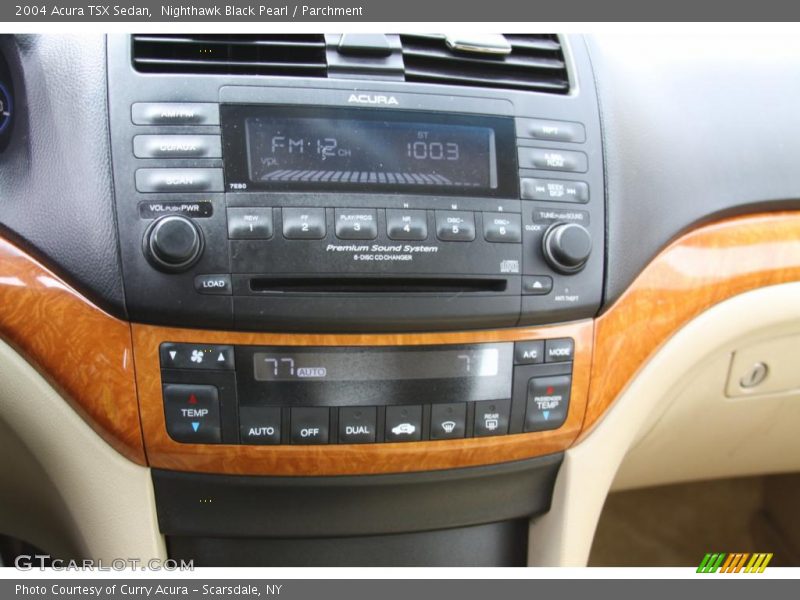 Nighthawk Black Pearl / Parchment 2004 Acura TSX Sedan