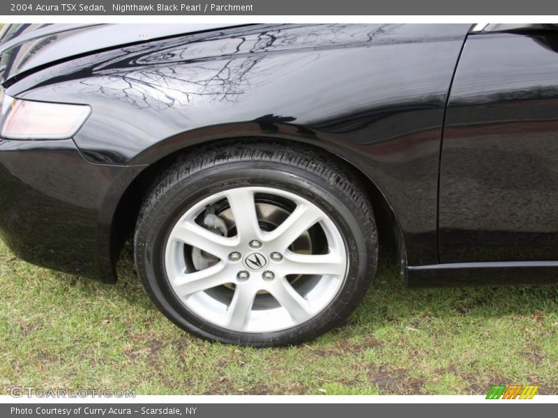 Nighthawk Black Pearl / Parchment 2004 Acura TSX Sedan