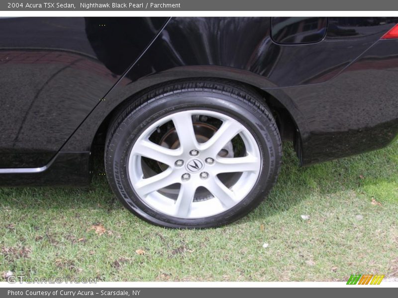 Nighthawk Black Pearl / Parchment 2004 Acura TSX Sedan
