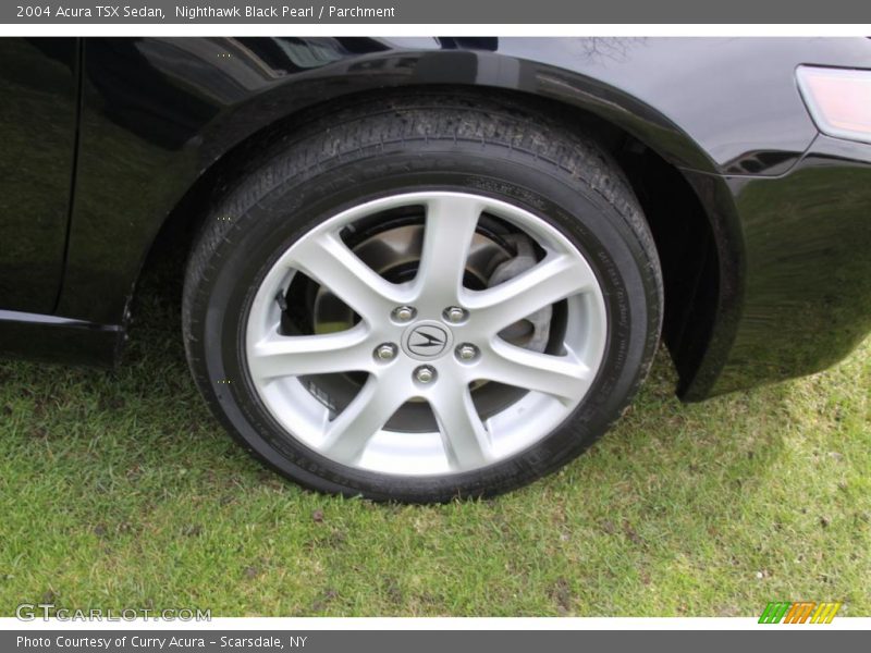 Nighthawk Black Pearl / Parchment 2004 Acura TSX Sedan