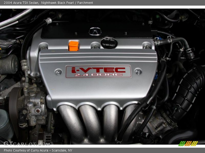 Nighthawk Black Pearl / Parchment 2004 Acura TSX Sedan