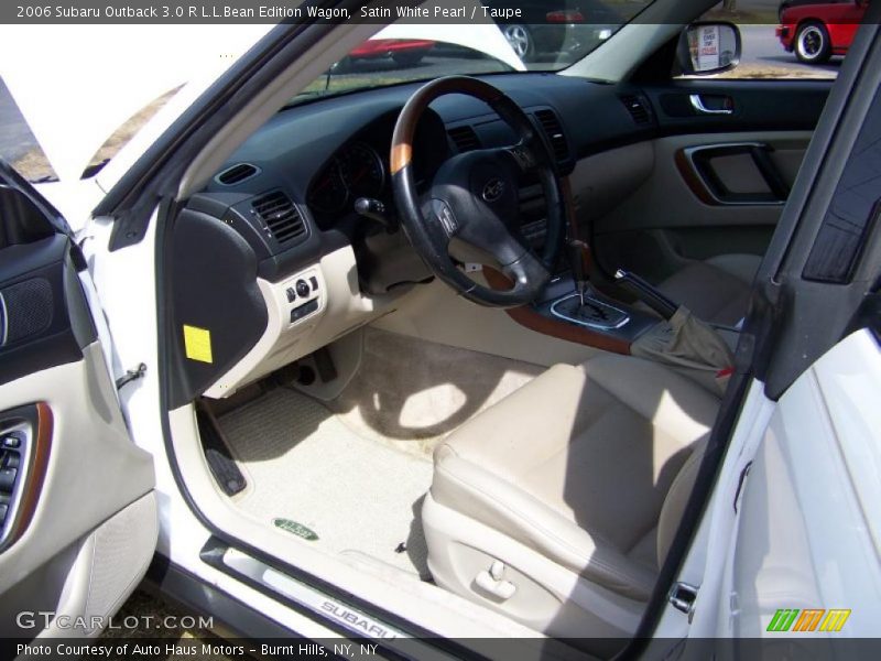 Satin White Pearl / Taupe 2006 Subaru Outback 3.0 R L.L.Bean Edition Wagon
