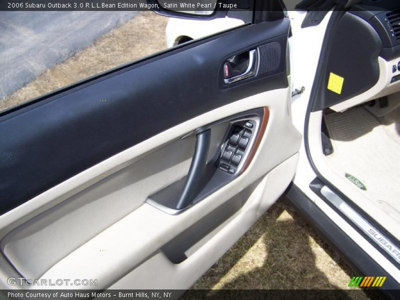 Satin White Pearl / Taupe 2006 Subaru Outback 3.0 R L.L.Bean Edition Wagon