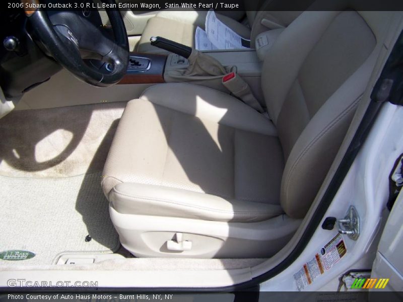 Satin White Pearl / Taupe 2006 Subaru Outback 3.0 R L.L.Bean Edition Wagon
