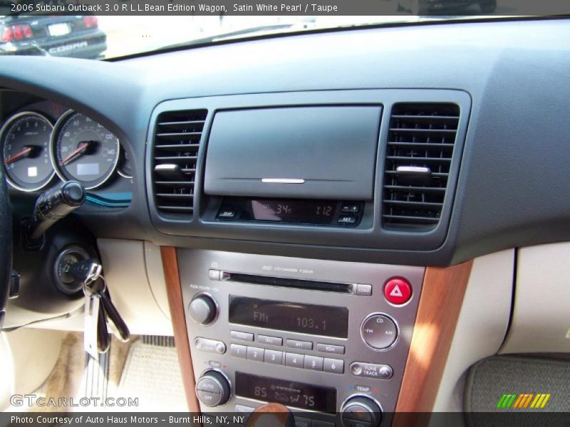 Satin White Pearl / Taupe 2006 Subaru Outback 3.0 R L.L.Bean Edition Wagon