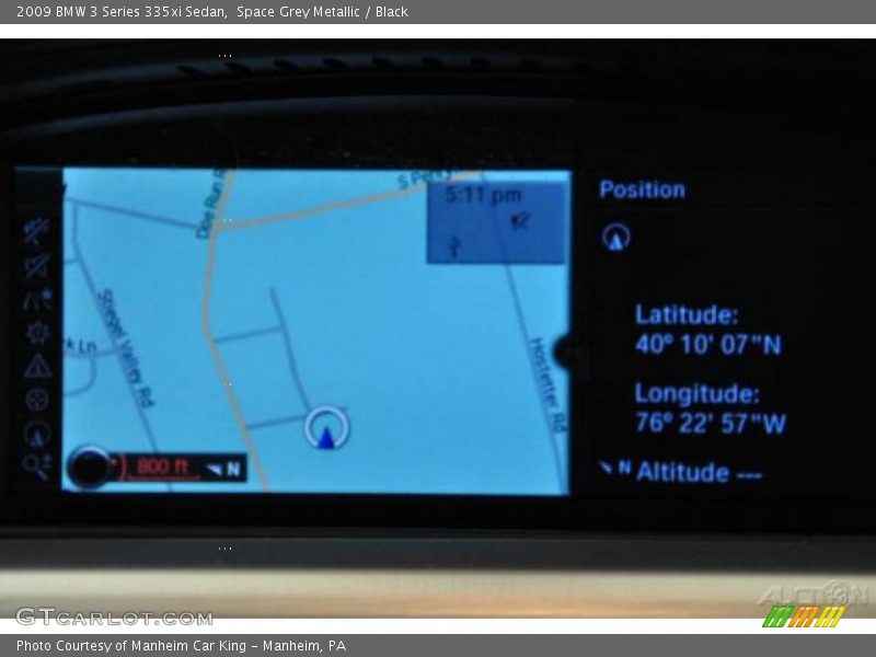 Space Grey Metallic / Black 2009 BMW 3 Series 335xi Sedan