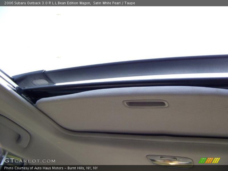 Satin White Pearl / Taupe 2006 Subaru Outback 3.0 R L.L.Bean Edition Wagon