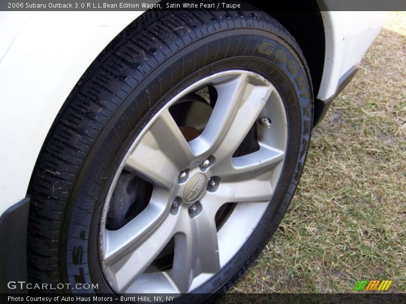Satin White Pearl / Taupe 2006 Subaru Outback 3.0 R L.L.Bean Edition Wagon
