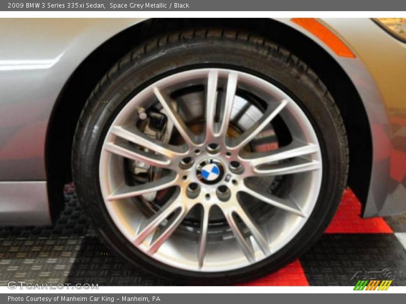 Space Grey Metallic / Black 2009 BMW 3 Series 335xi Sedan
