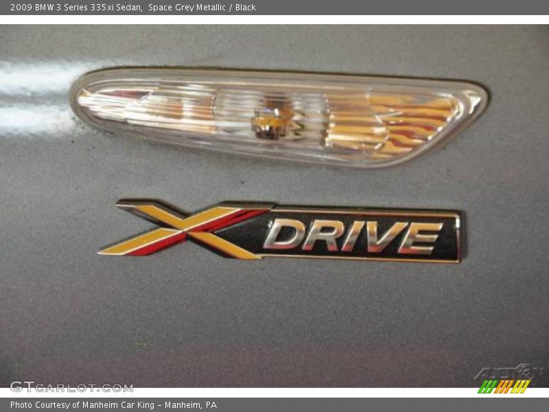 Space Grey Metallic / Black 2009 BMW 3 Series 335xi Sedan
