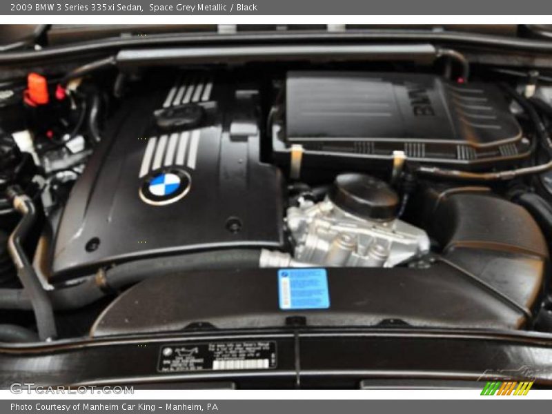 Space Grey Metallic / Black 2009 BMW 3 Series 335xi Sedan