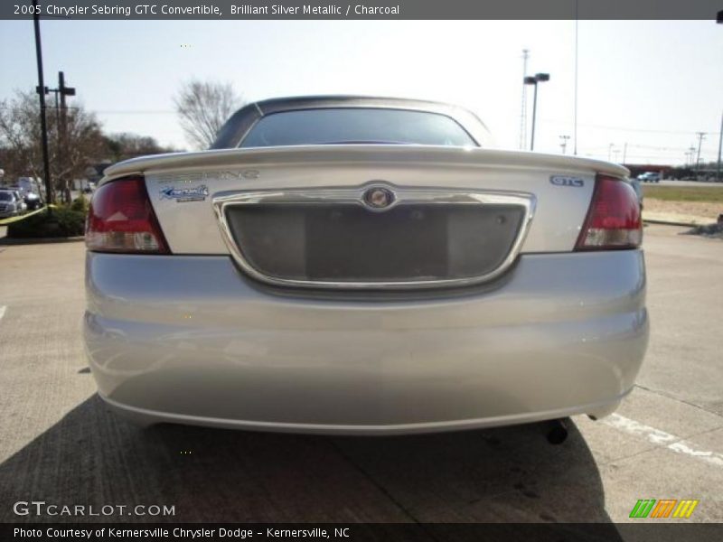 Brilliant Silver Metallic / Charcoal 2005 Chrysler Sebring GTC Convertible