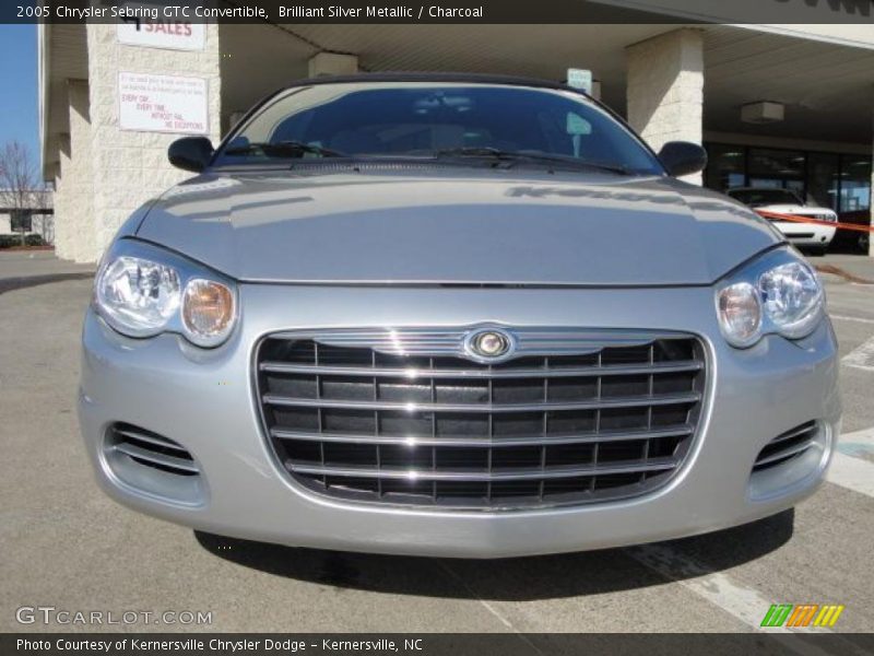 Brilliant Silver Metallic / Charcoal 2005 Chrysler Sebring GTC Convertible