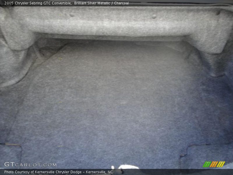 Brilliant Silver Metallic / Charcoal 2005 Chrysler Sebring GTC Convertible