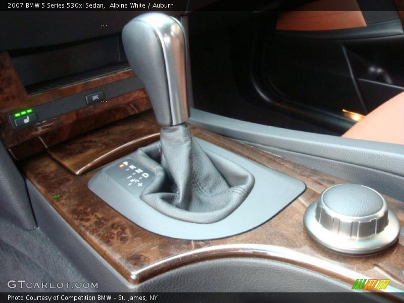 Alpine White / Auburn 2007 BMW 5 Series 530xi Sedan