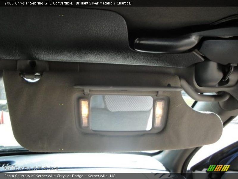 Brilliant Silver Metallic / Charcoal 2005 Chrysler Sebring GTC Convertible