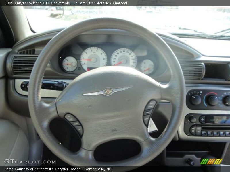Brilliant Silver Metallic / Charcoal 2005 Chrysler Sebring GTC Convertible
