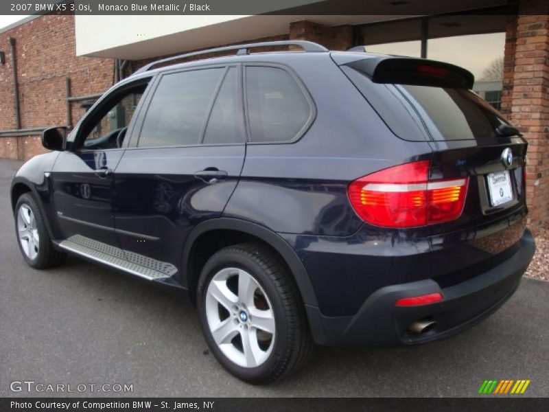Monaco Blue Metallic / Black 2007 BMW X5 3.0si