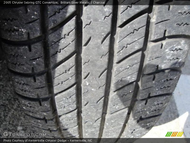Brilliant Silver Metallic / Charcoal 2005 Chrysler Sebring GTC Convertible