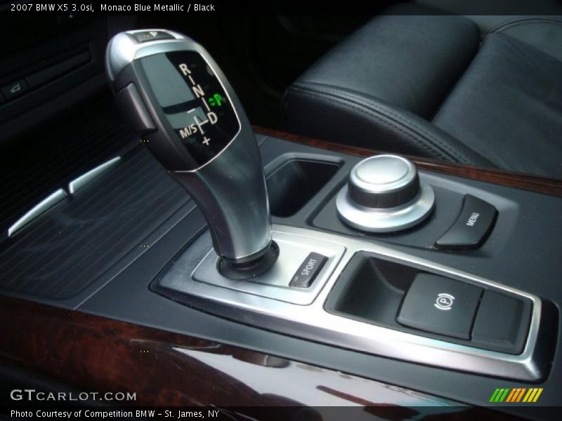 Monaco Blue Metallic / Black 2007 BMW X5 3.0si