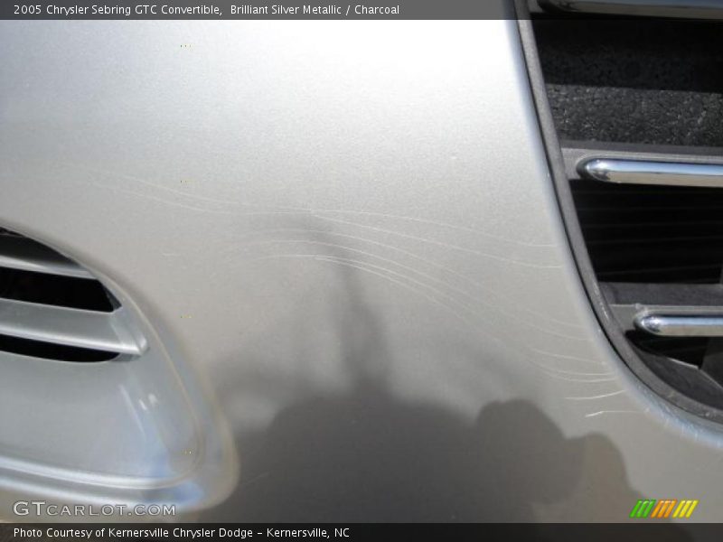 Brilliant Silver Metallic / Charcoal 2005 Chrysler Sebring GTC Convertible