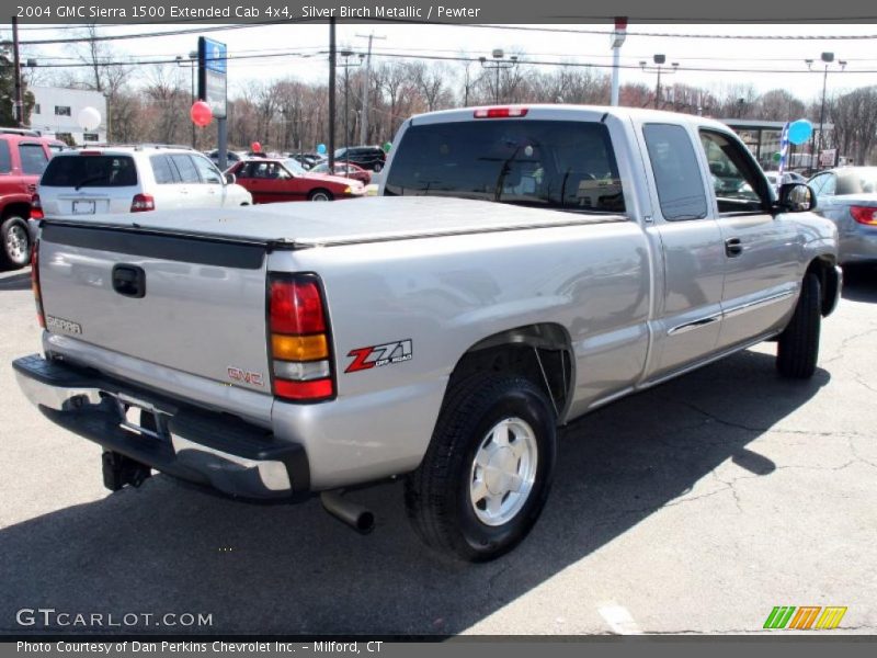 Silver Birch Metallic / Pewter 2004 GMC Sierra 1500 Extended Cab 4x4
