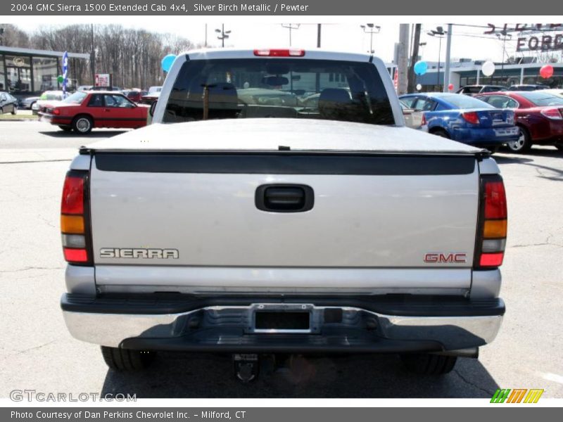 Silver Birch Metallic / Pewter 2004 GMC Sierra 1500 Extended Cab 4x4