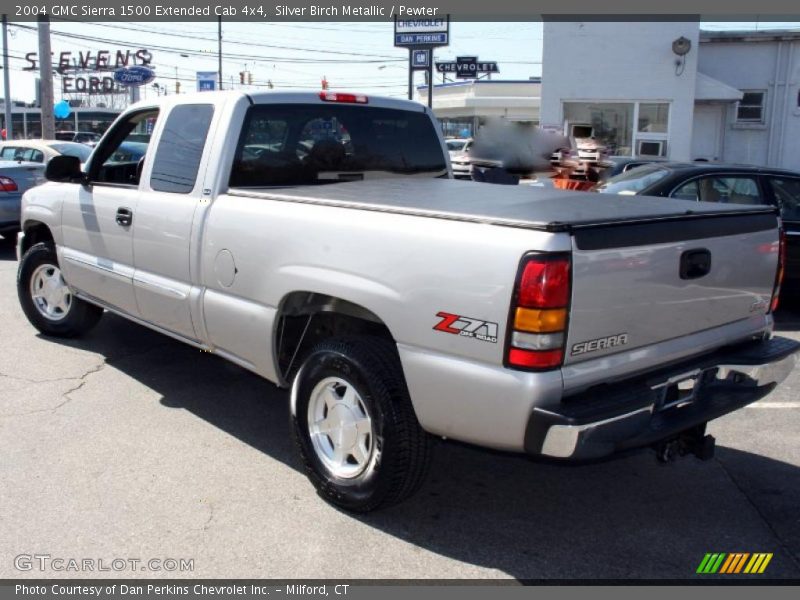 Silver Birch Metallic / Pewter 2004 GMC Sierra 1500 Extended Cab 4x4