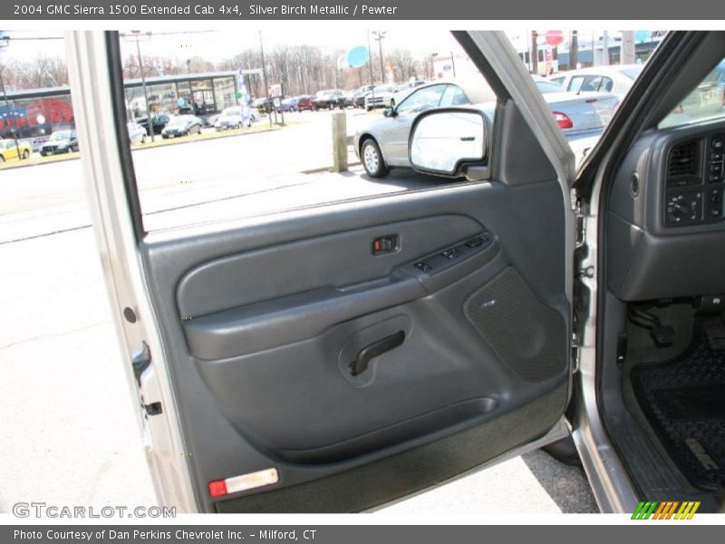 Silver Birch Metallic / Pewter 2004 GMC Sierra 1500 Extended Cab 4x4