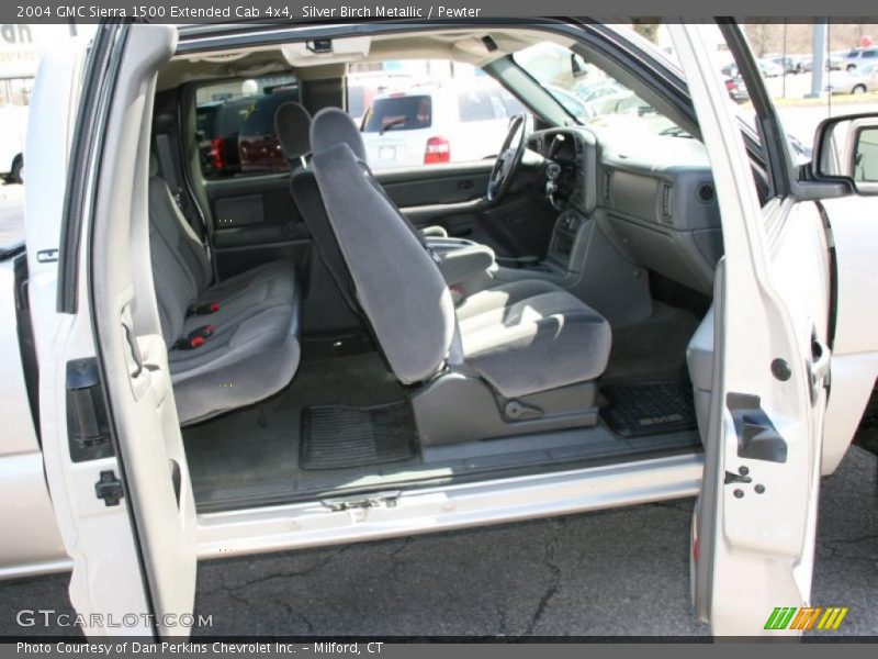 Silver Birch Metallic / Pewter 2004 GMC Sierra 1500 Extended Cab 4x4