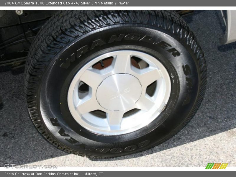 Silver Birch Metallic / Pewter 2004 GMC Sierra 1500 Extended Cab 4x4