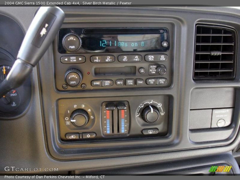 Silver Birch Metallic / Pewter 2004 GMC Sierra 1500 Extended Cab 4x4