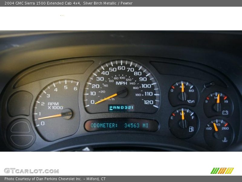 Silver Birch Metallic / Pewter 2004 GMC Sierra 1500 Extended Cab 4x4